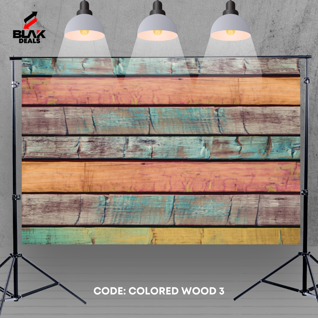 Colored Wood Floor Photography Backdrop Photoshoot | BLAK Deals