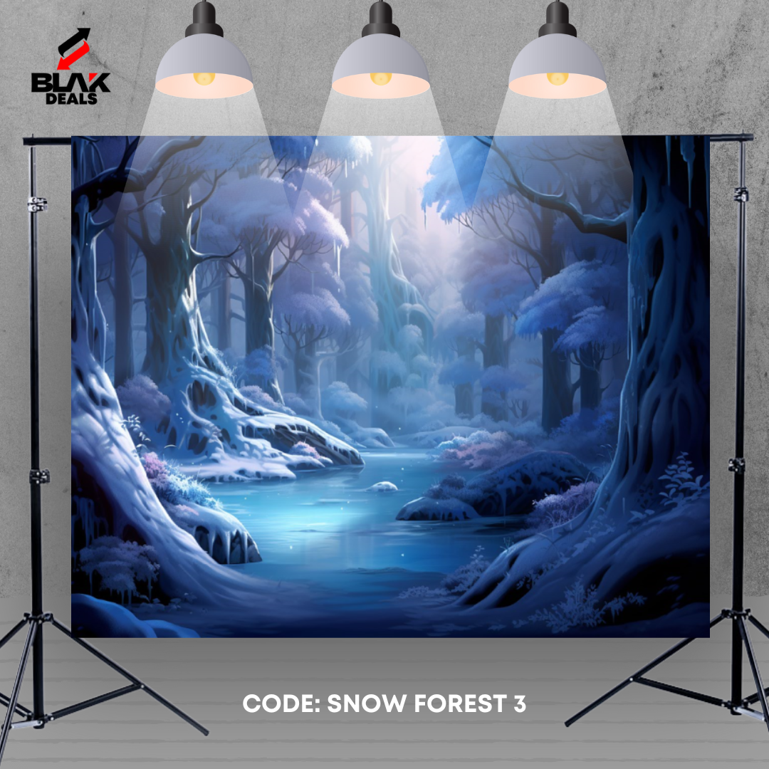 Forest Frozen Kids Toddler Newborn Photography Backdrop Photoshoot | BLAK Deals