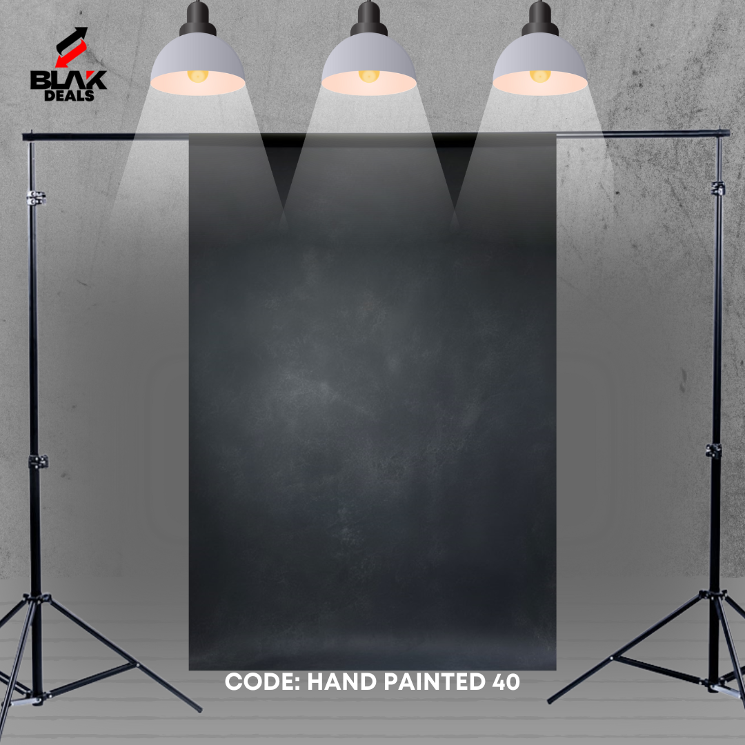 Painted Canvass Fine Art Graduation Family Portrait Photography Backdrop Photoshoot | BLAK Deals