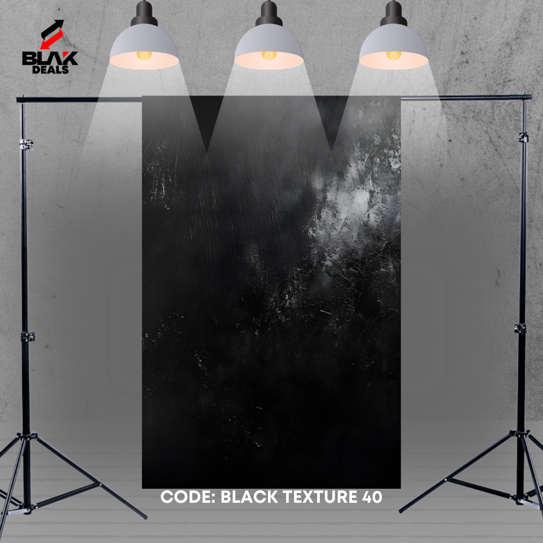 Black Texture Family Couple Portrait Maternity Photography Backdrop Photoshoot | BLAK Deals