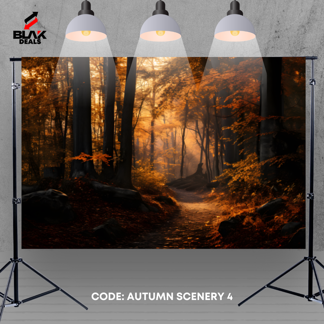 Autumn Scenery Nature Family Maternity Couple Fall Photography Backdrop Photoshoot | BLAK Deals