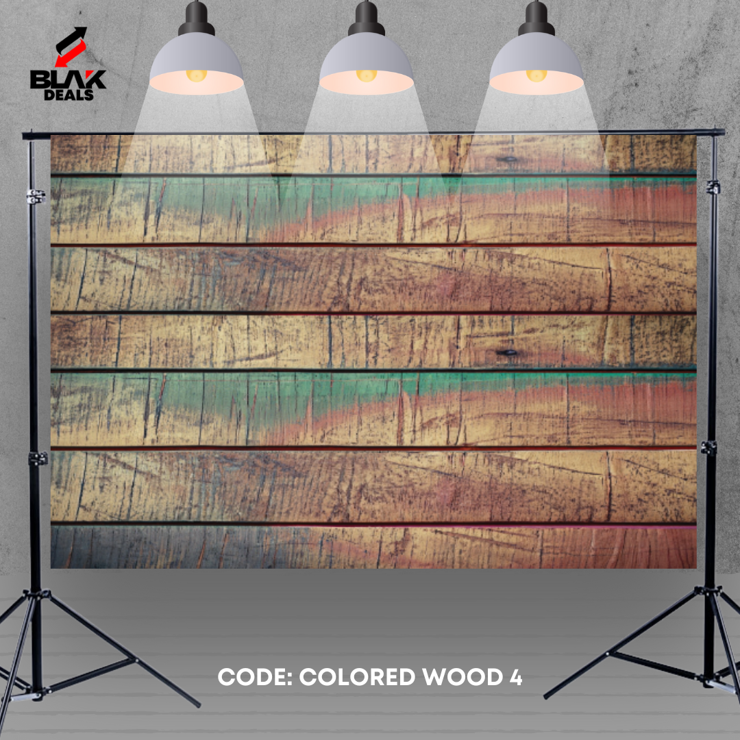 Colored Wood Floor Photography Backdrop Photoshoot | BLAK Deals