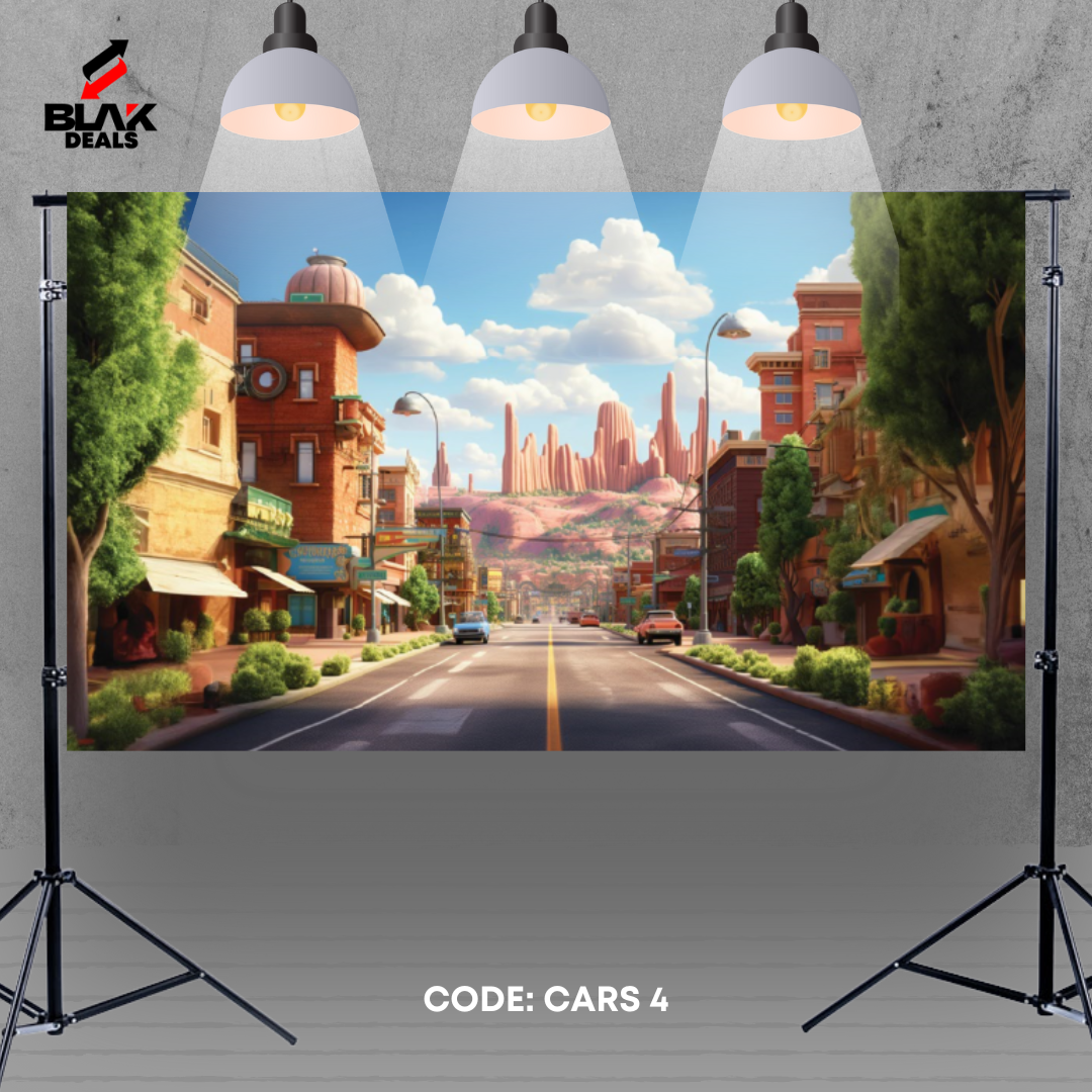 Cars Fairytale Kids Newborn Toddler Photography Backdrop Photoshoot | BLAK Deals