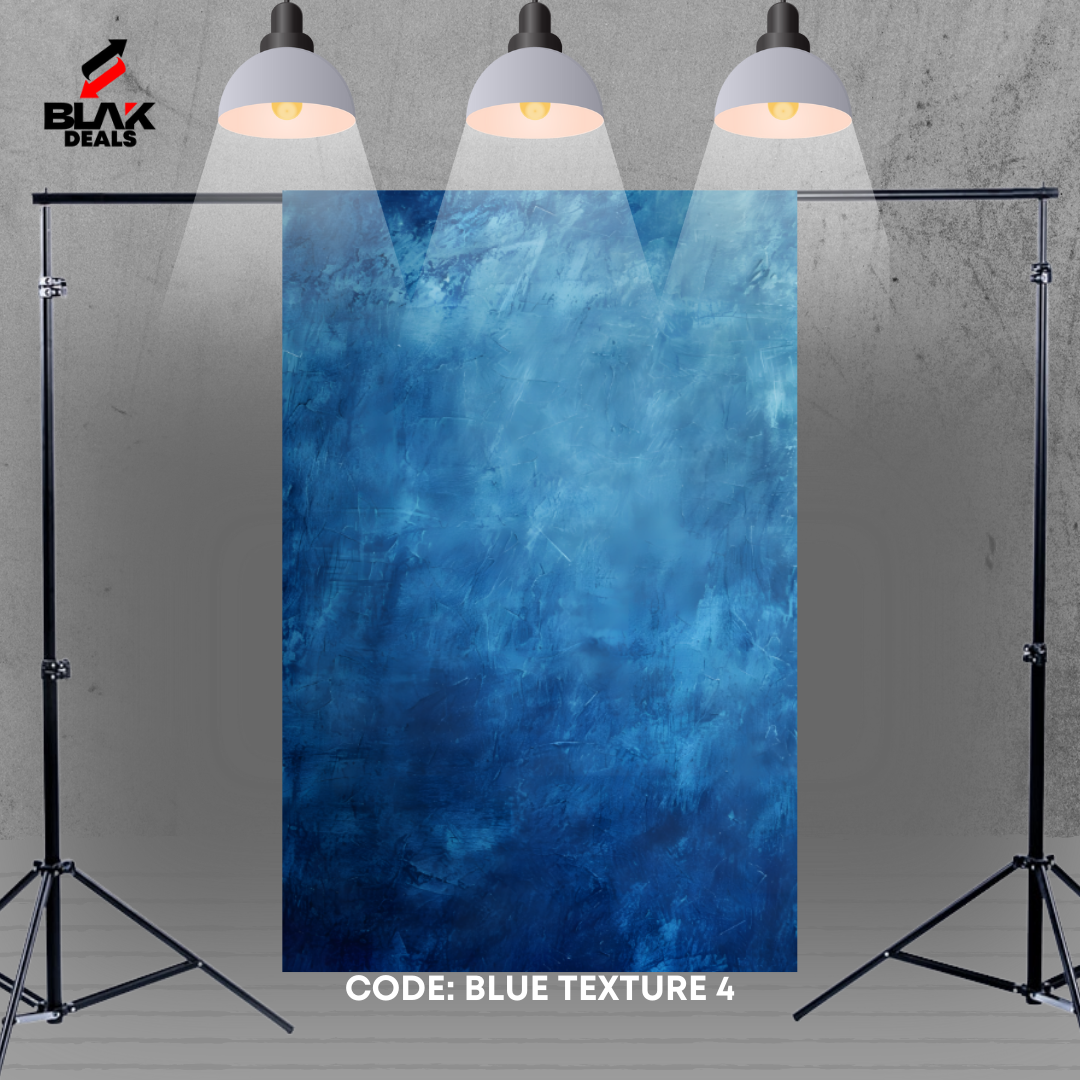 Blue Texture Family Couple Portrait Maternity Photography Backdrop Photoshoot | BLAK Deals