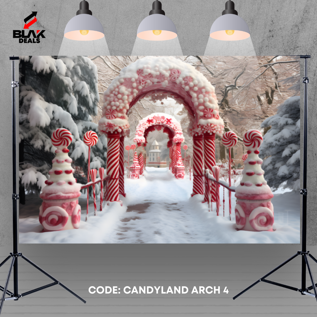 Arc Candyland Kids Toddler Newborn Photography Backdrop Photoshoot | BLAK Deals