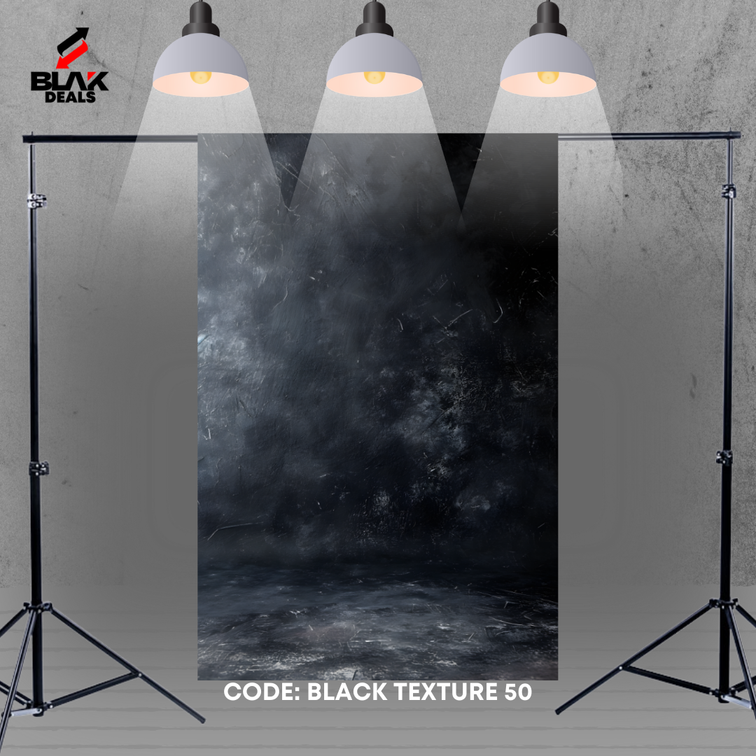 Black Texture Family Couple Portrait Maternity Photography Backdrop Photoshoot | BLAK Deals