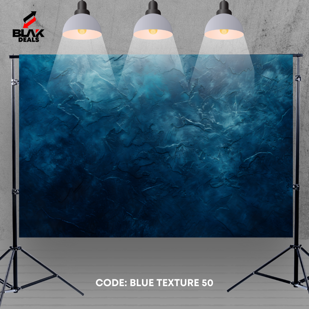 Blue Texture Family Couple Portrait Maternity Photography Backdrop Photoshoot | BLAK Deals