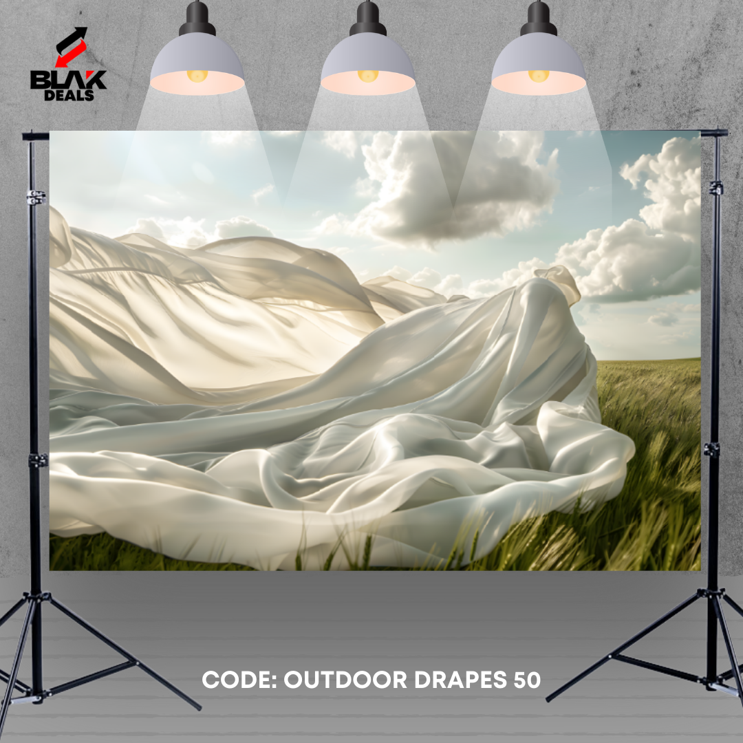 Outdoor Flowing Drapes Family Couple Maternity  Photography Backdrop Photoshoot | BLAK Deals