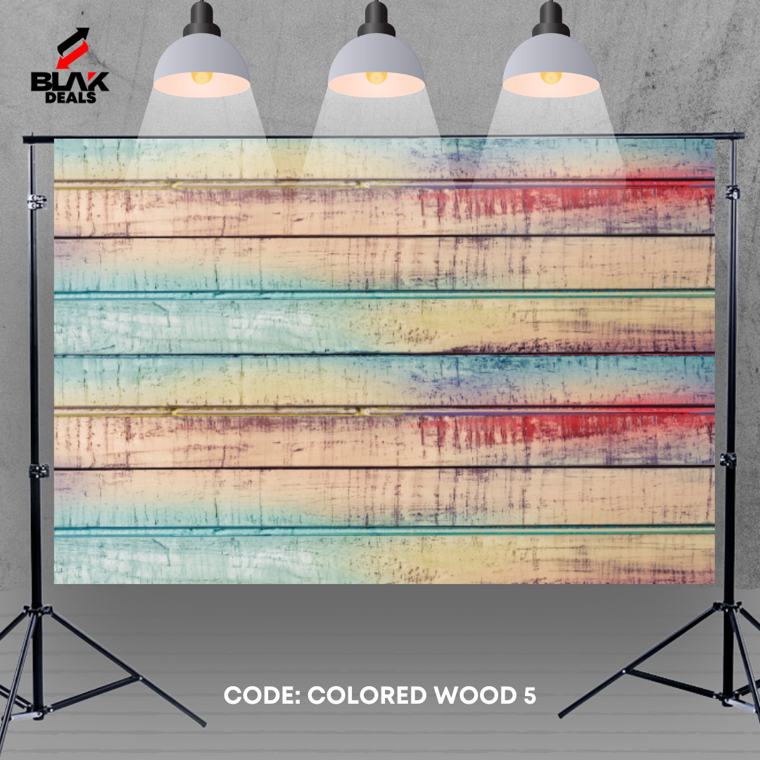 Colored Wood Floor Photography Backdrop Photoshoot | BLAK Deals