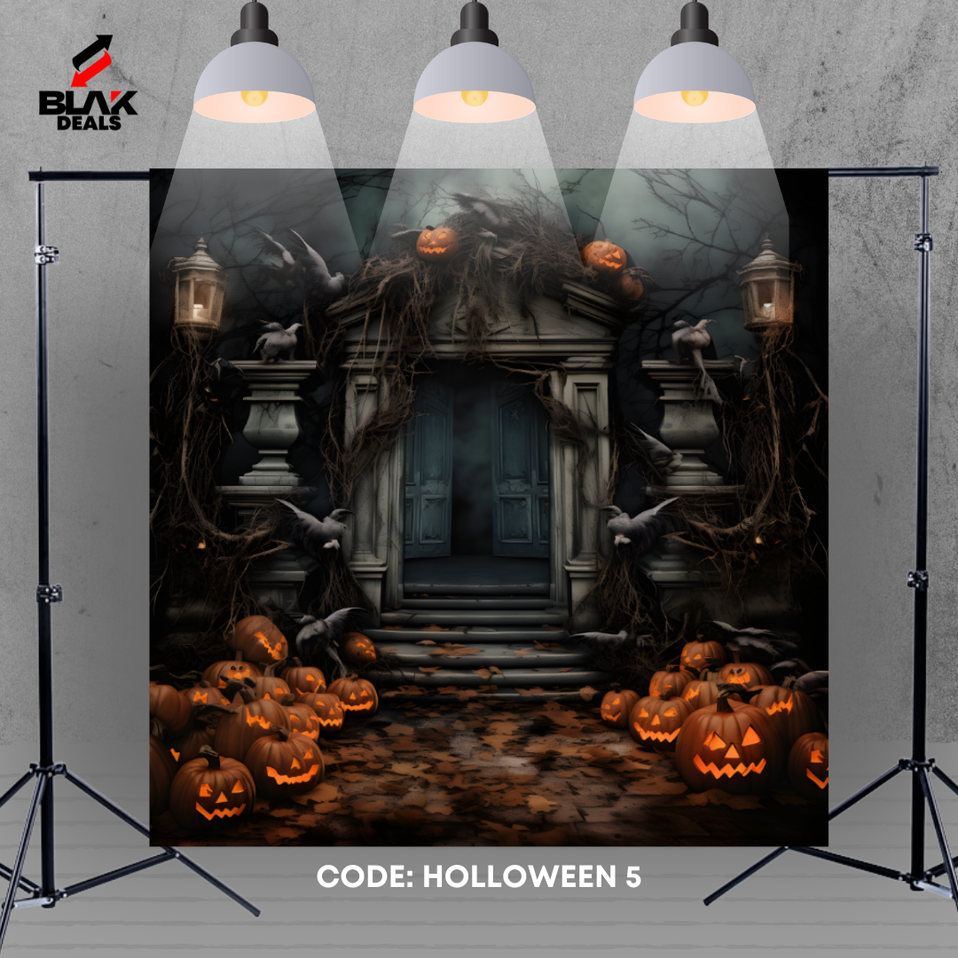 Arc Halloween Photography Backdrop Photoshoot | BLAK Deals