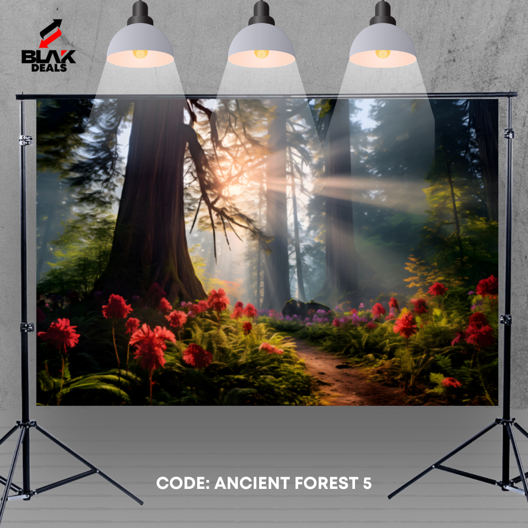 Ancient Forest Nature Family Maternity Couple Photography Backdrop Photoshoot | BLAK Deals