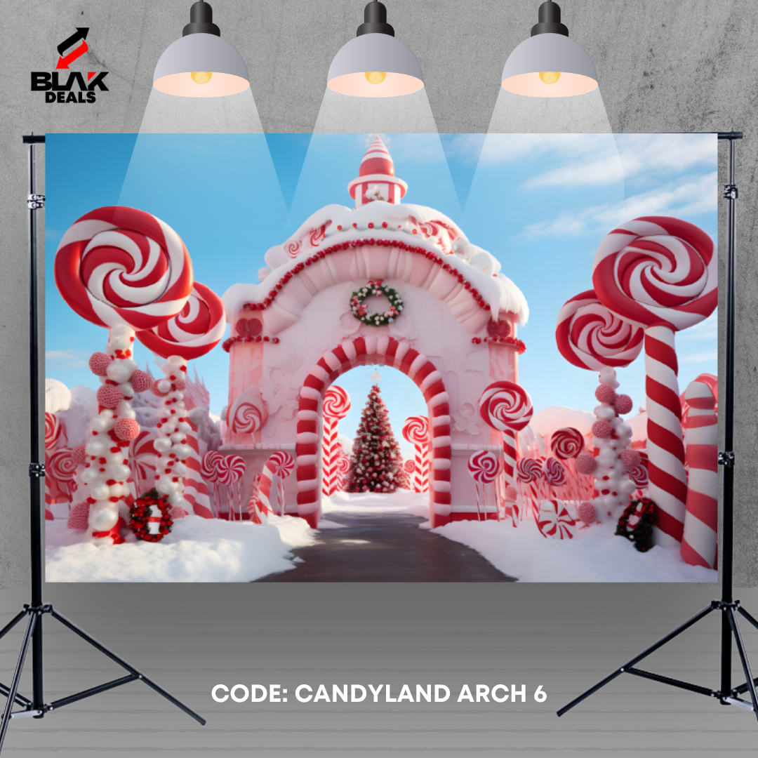Arc Candyland Kids Toddler Newborn Photography Backdrop Photoshoot | BLAK Deals