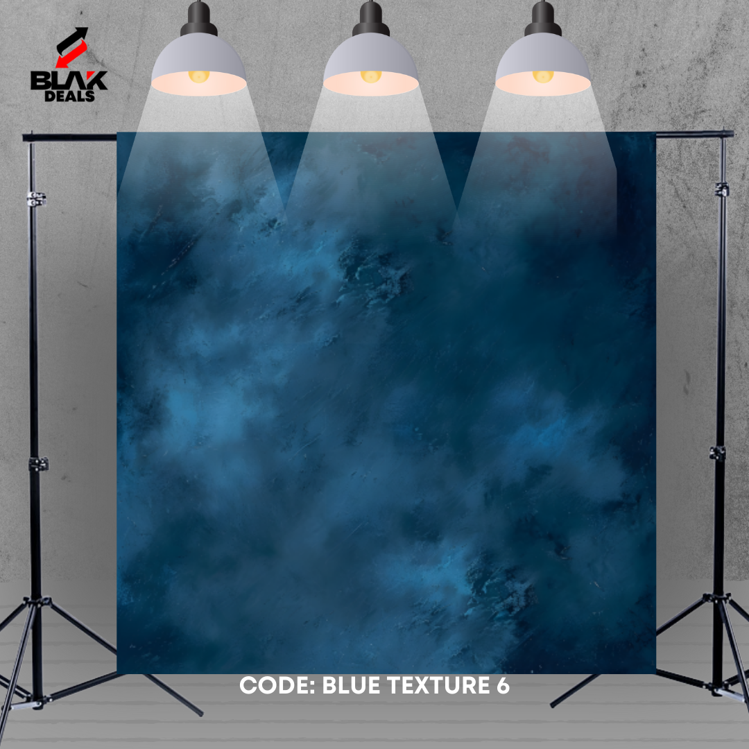 Blue Texture Family Couple Portrait Maternity Photography Backdrop Photoshoot | BLAK Deals