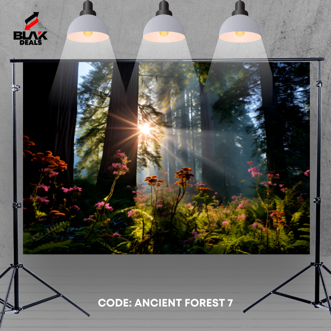 Ancient Forest Nature Family Maternity Couple Photography Backdrop Photoshoot | BLAK Deals