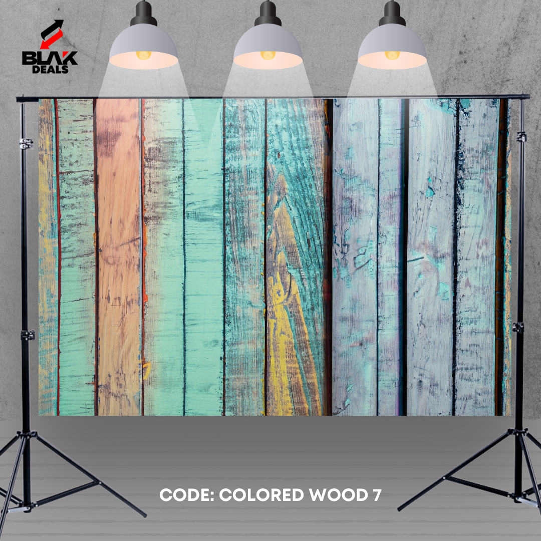 Colored Wood Floor Photography Backdrop Photoshoot | BLAK Deals