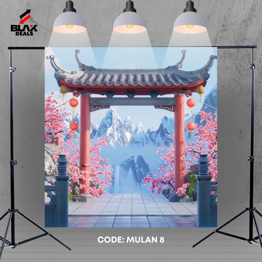 Mulan Fairytale Kids Newborn Toddler Photography Backdrop Photoshoot | BLAK Deals