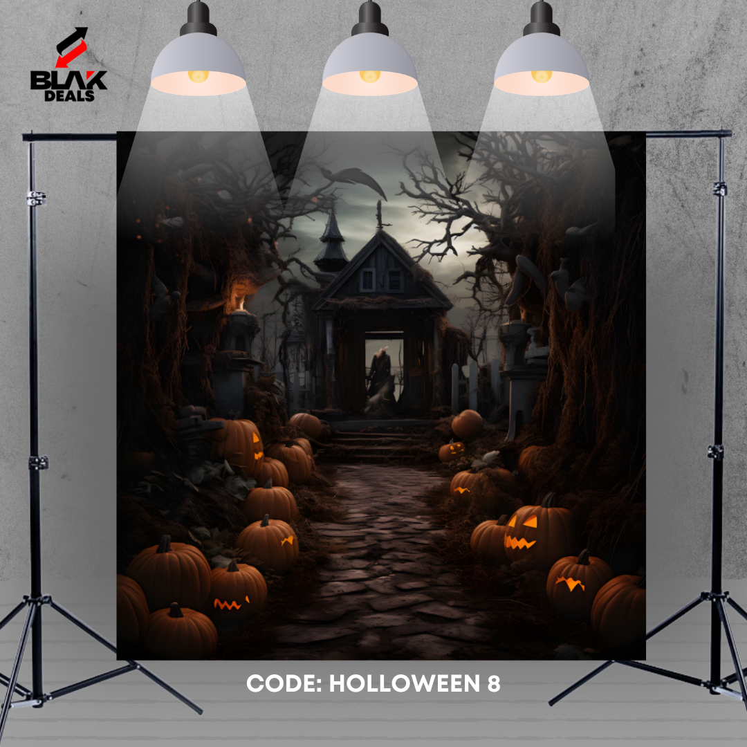 Arc Halloween Photography Backdrop Photoshoot | BLAK Deals