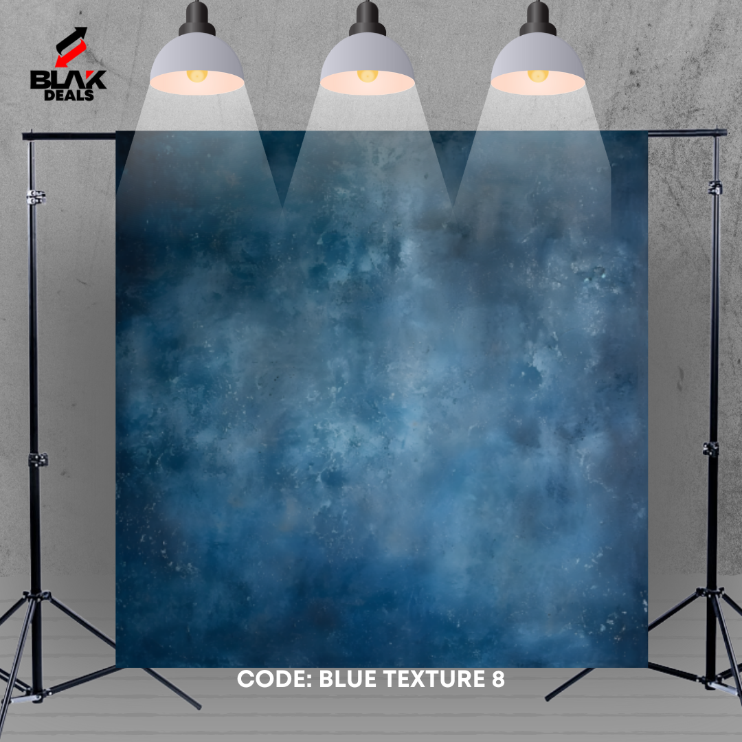 Blue Texture Family Couple Portrait Maternity Photography Backdrop Photoshoot | BLAK Deals