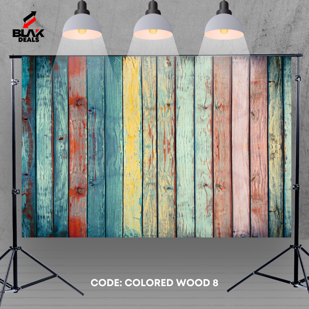 Colored Wood Floor Photography Backdrop Photoshoot | BLAK Deals