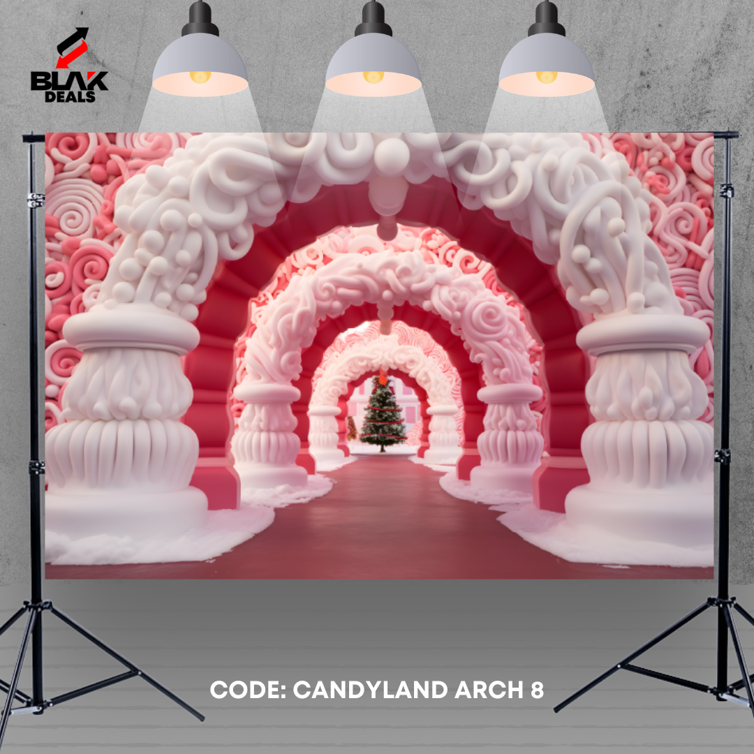 Arc Candyland Kids Toddler Newborn Photography Backdrop Photoshoot | BLAK Deals