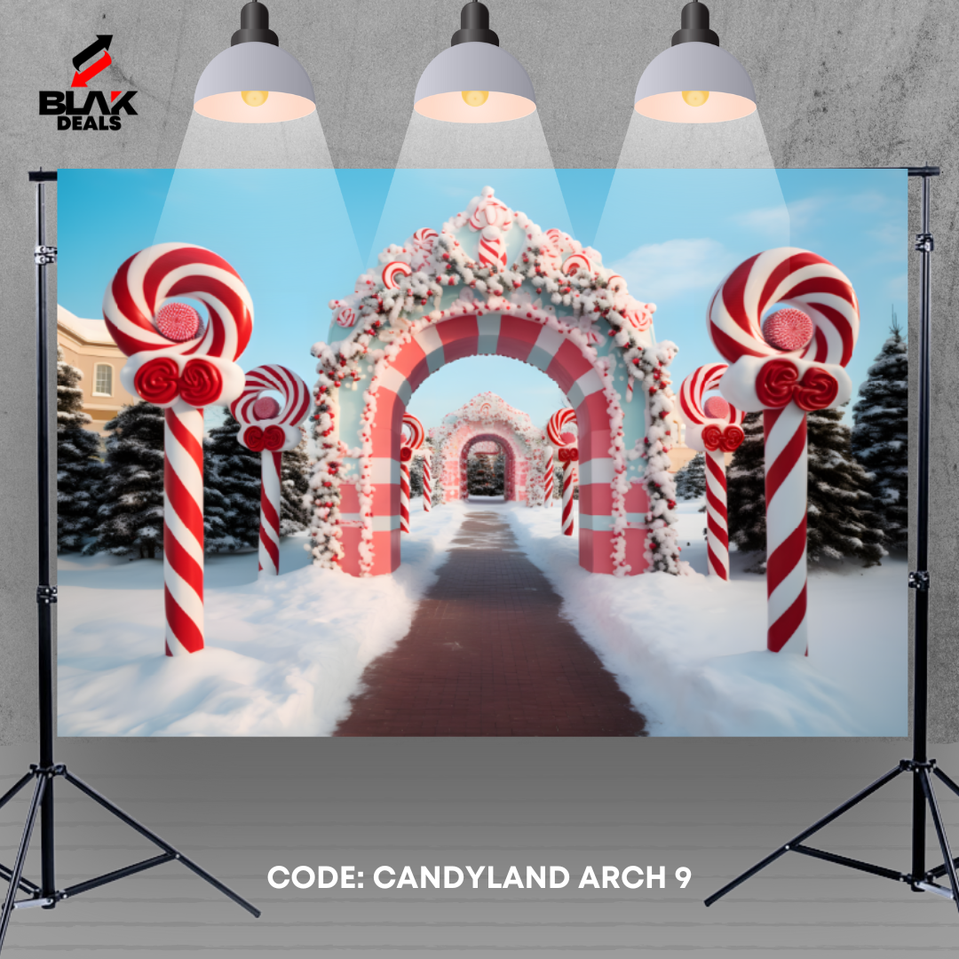 Arc Candyland Kids Toddler Newborn Photography Backdrop Photoshoot | BLAK Deals