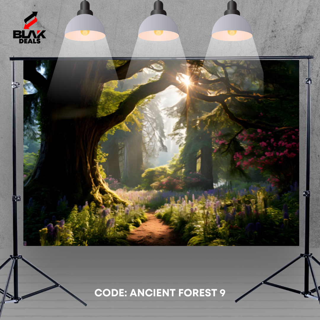 Ancient Forest Nature Family Maternity Couple Photography Backdrop Photoshoot | BLAK Deals