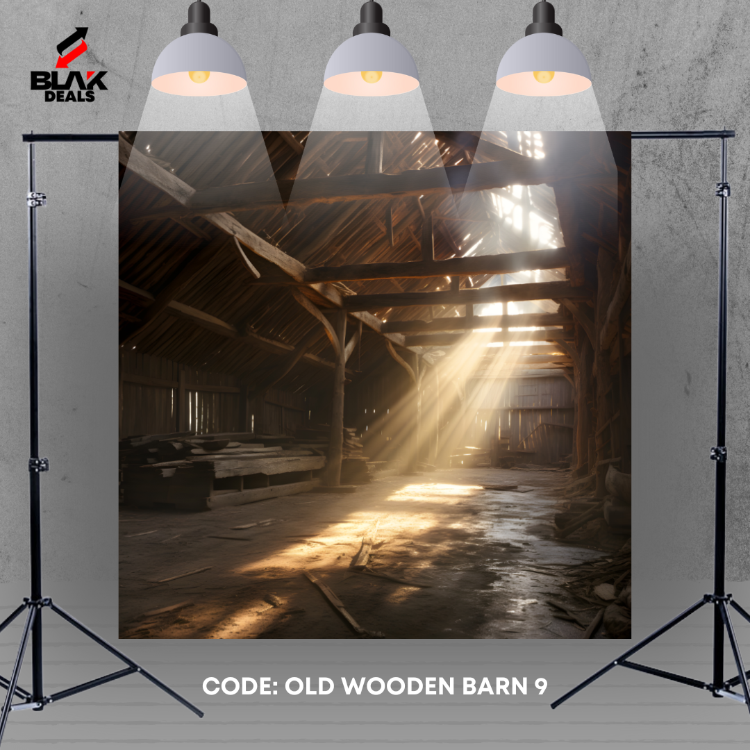 Old Wooden Barn Family Maternity Couple Fall Photography Backdrop Photoshoot | BLAK Deals