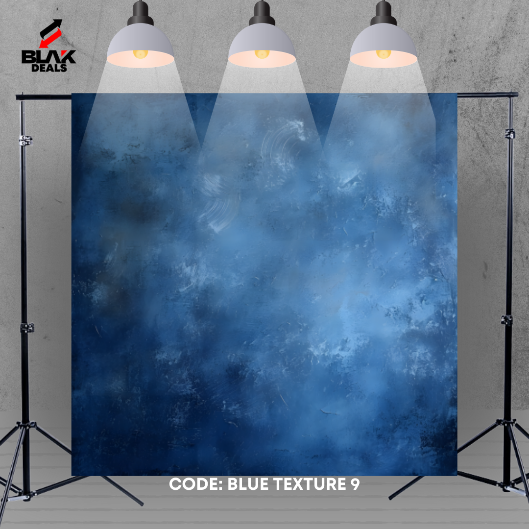 Blue Texture Family Couple Portrait Maternity Photography Backdrop Photoshoot | BLAK Deals