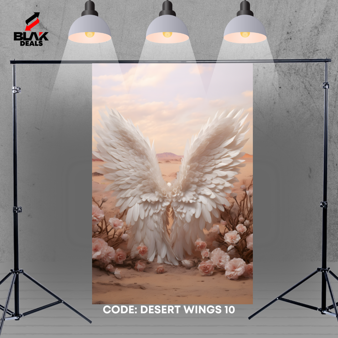 Deser Wings Sand Portrait Maternity Summer Photography Backdrop Photoshoot | BLAK Deals