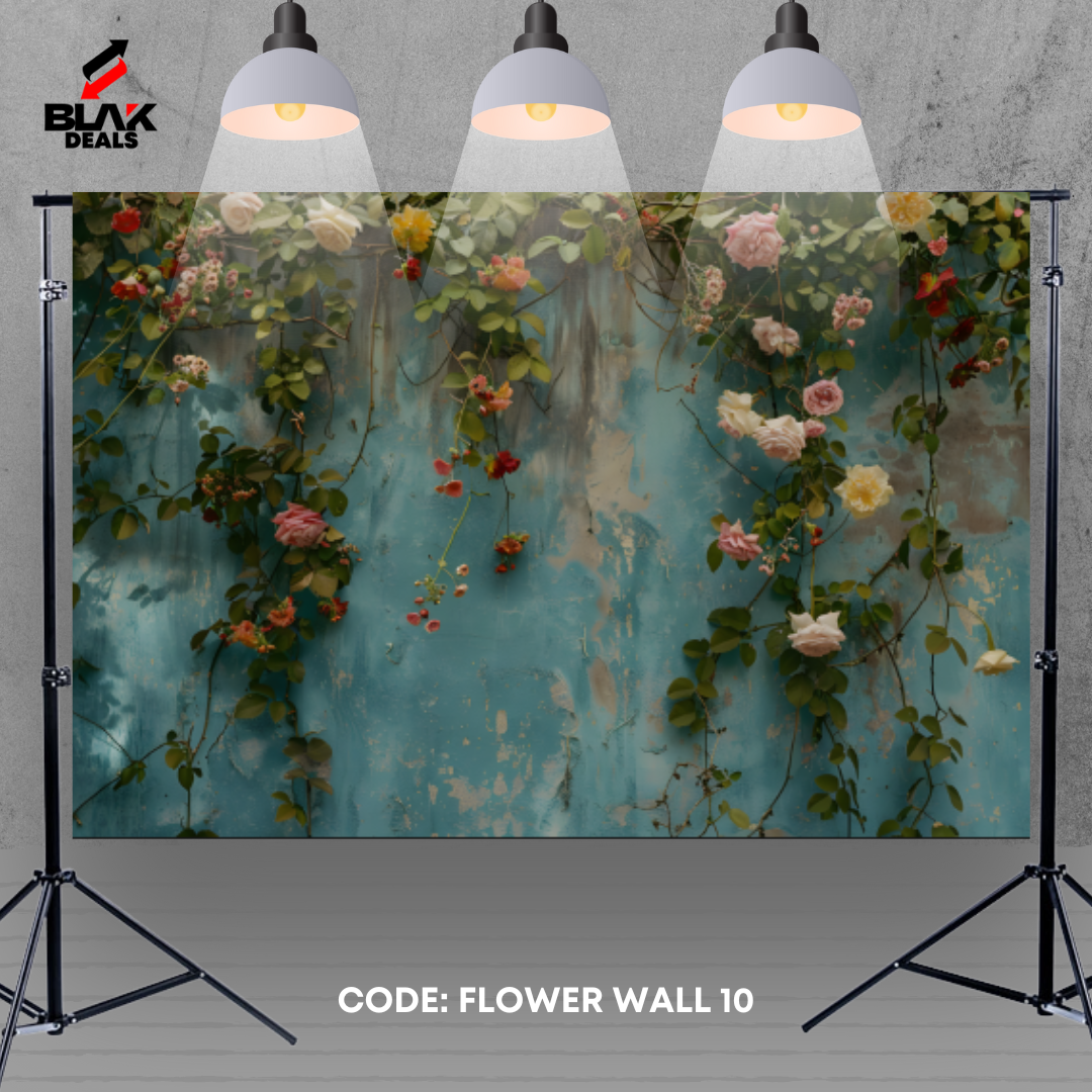 Flower Wall Floral Nature Family Maternity Couple Photography Backdrop Photoshoot | BLAK Deals