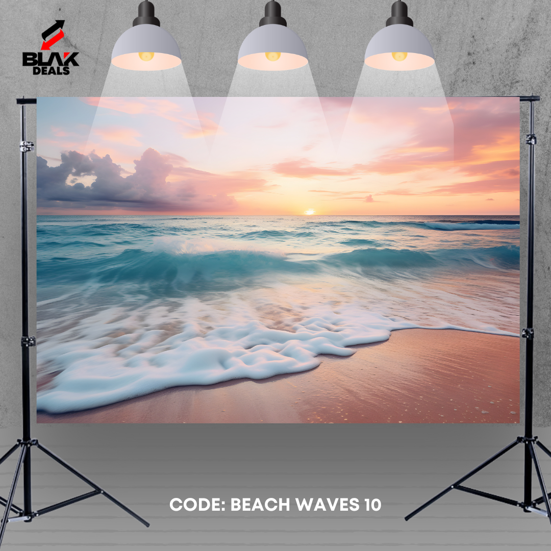 Nature Beach Family Maternity Couple Sea Summer Splash Photography Backdrop Photoshoot | BLAK Deals