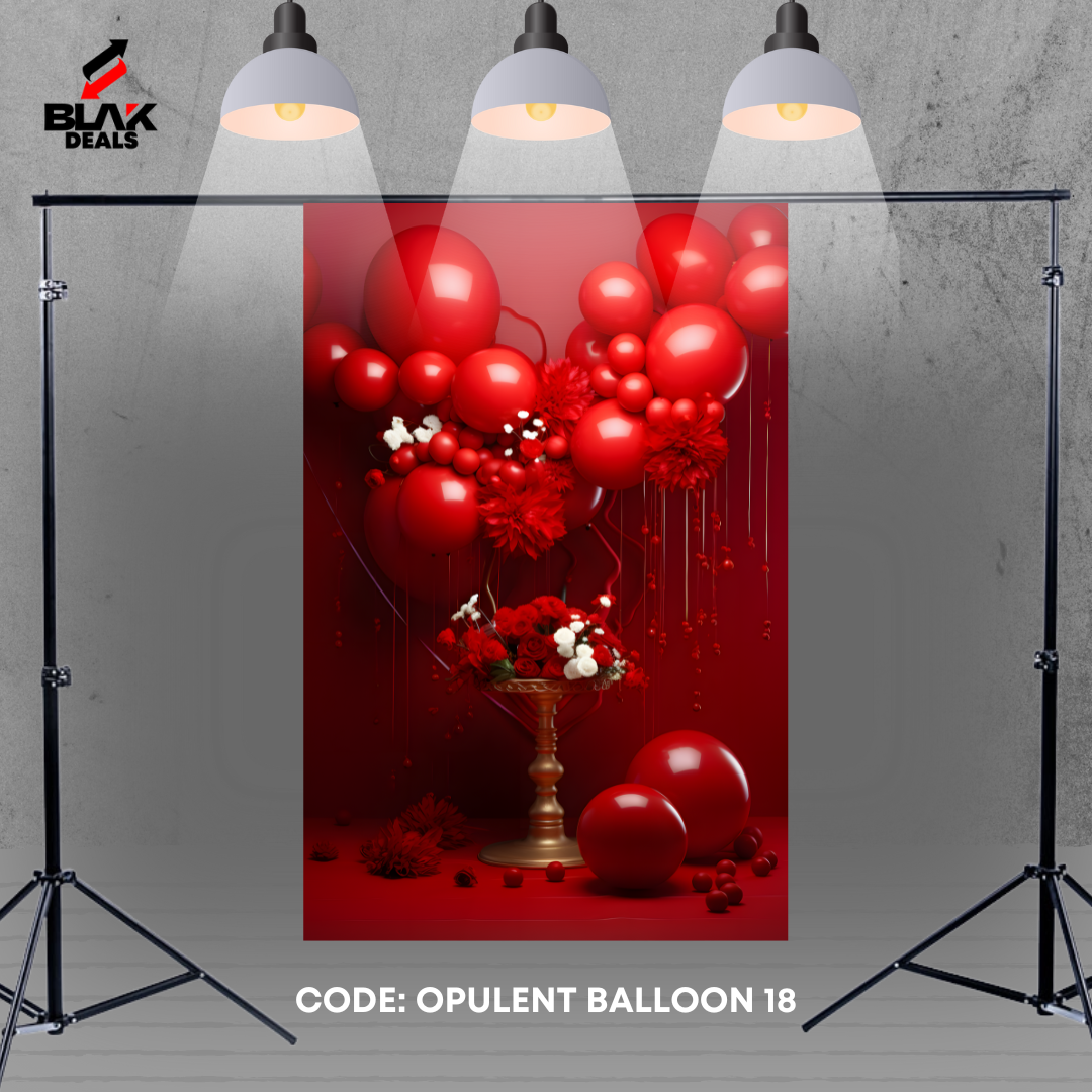 Opulent Balloon Family Maternity Couple Birthday Photography Backdrop Photoshoot | BLAK Deals
