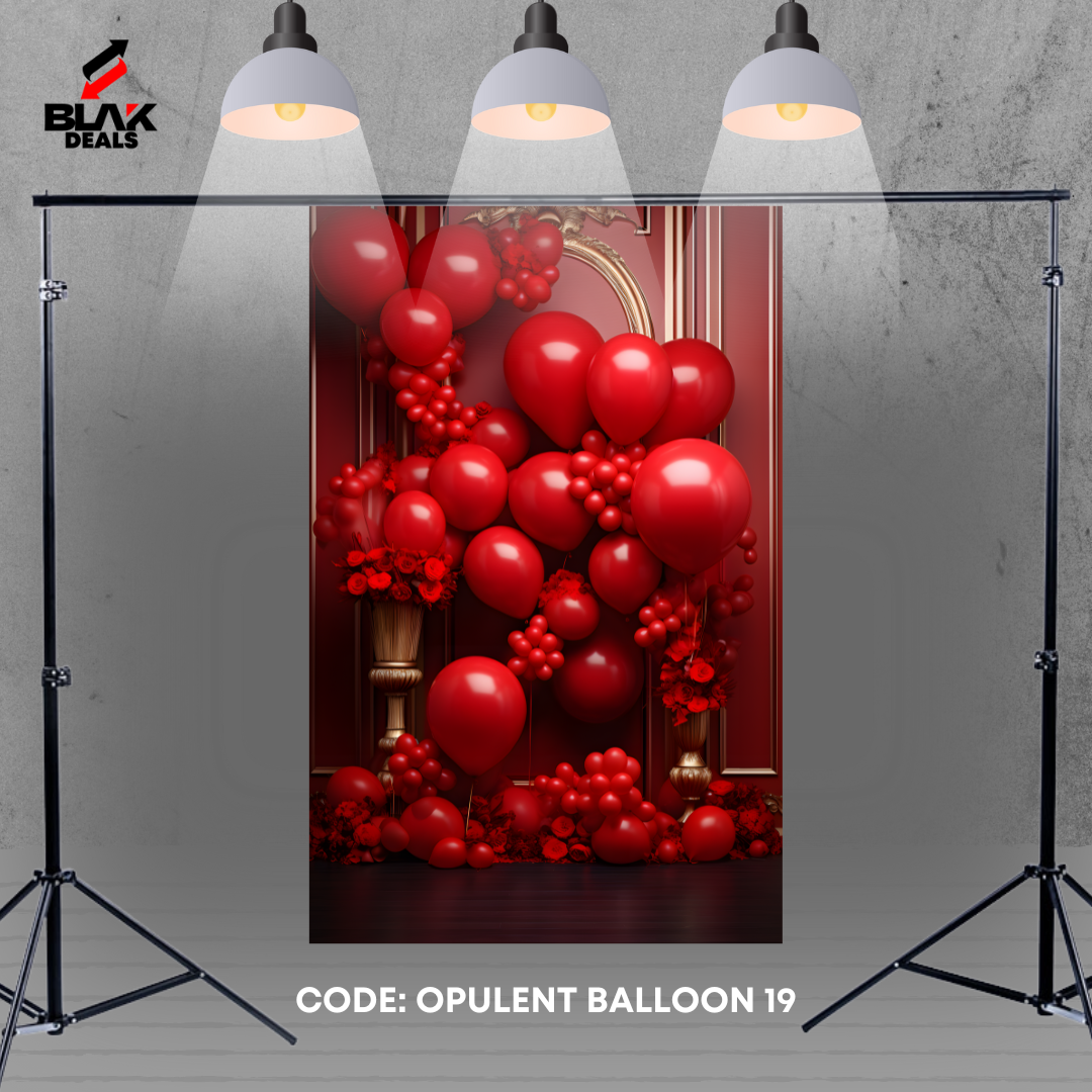 Opulent Balloon Family Maternity Couple Birthday Photography Backdrop Photoshoot | BLAK Deals