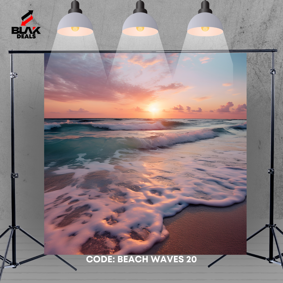 Nature Beach Family Maternity Couple Sea Summer Splash Photography Backdrop Photoshoot | BLAK Deals