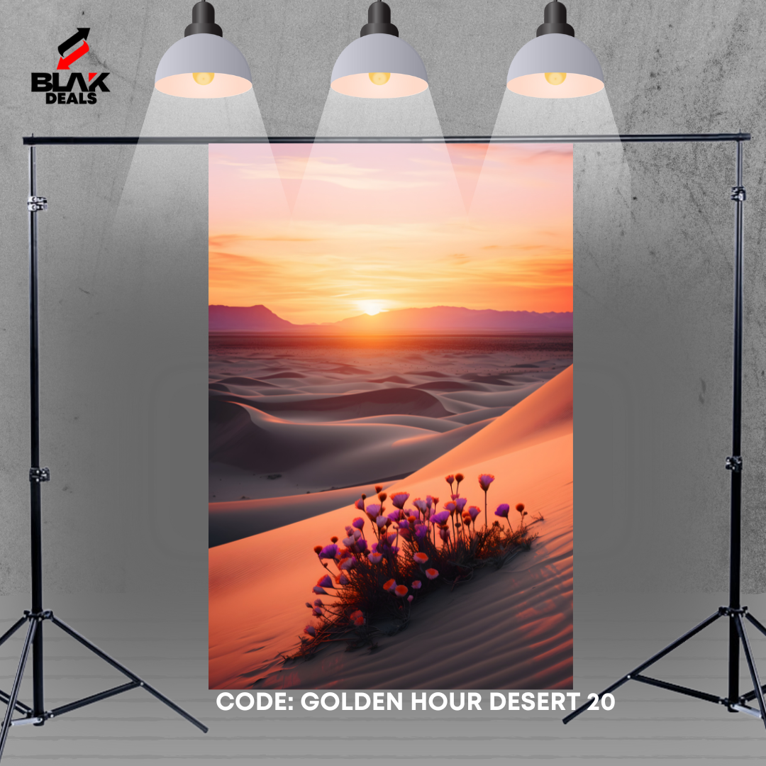 Golden Hour Sand Family Maternity Couple Sunset Summer Photography Backdrop Photoshoot | BLAK Deals