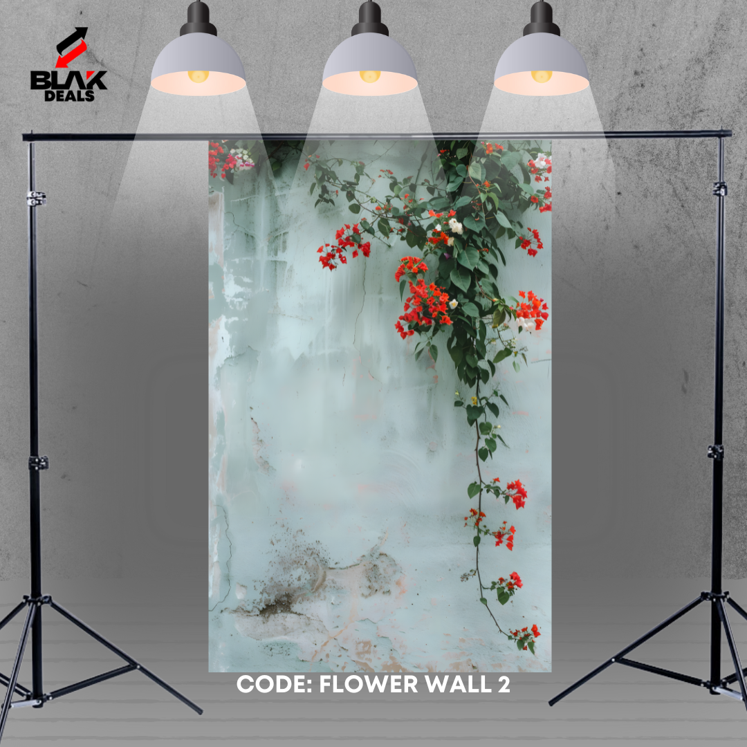 Flower Wall Floral Nature Family Maternity Couple Photography Backdrop Photoshoot | BLAK Deals