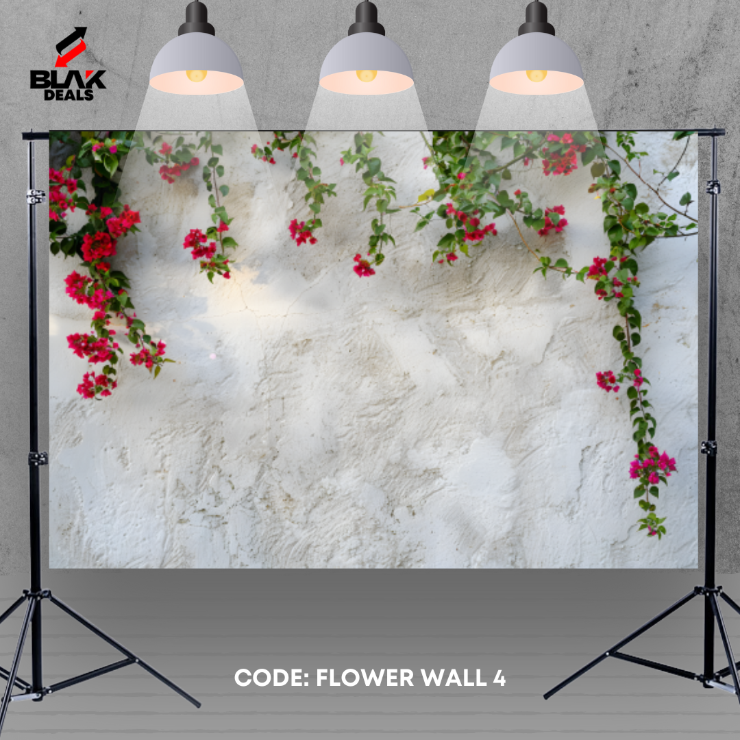 Flower Wall Floral Nature Family Maternity Couple Photography Backdrop Photoshoot | BLAK Deals