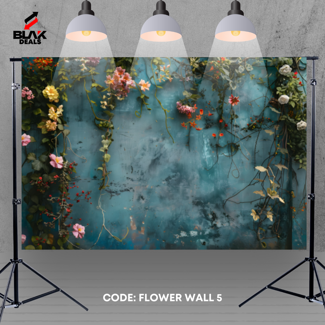Flower Wall Floral Nature Family Maternity Couple Photography Backdrop Photoshoot | BLAK Deals