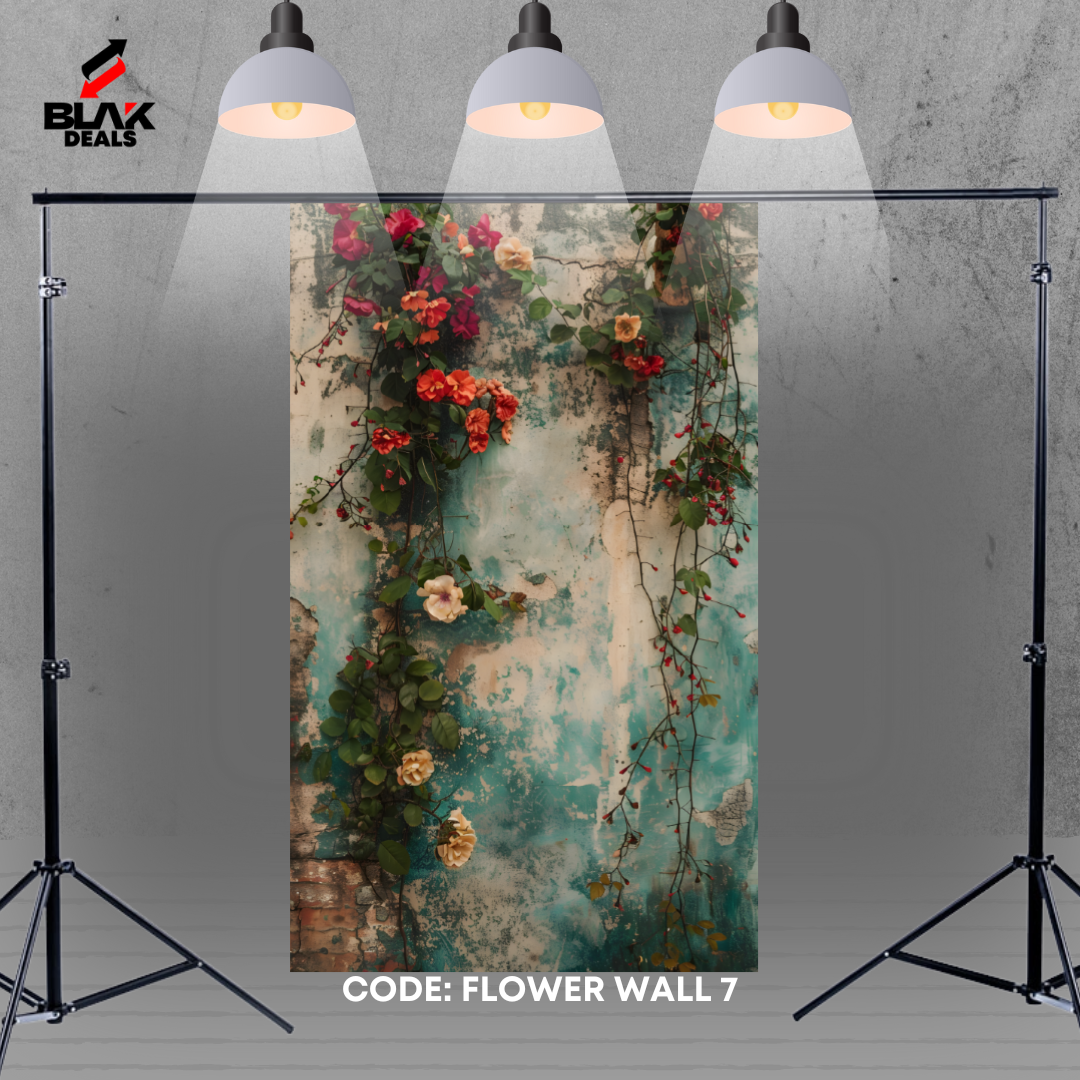 Flower Wall Floral Nature Family Maternity Couple Photography Backdrop Photoshoot | BLAK Deals
