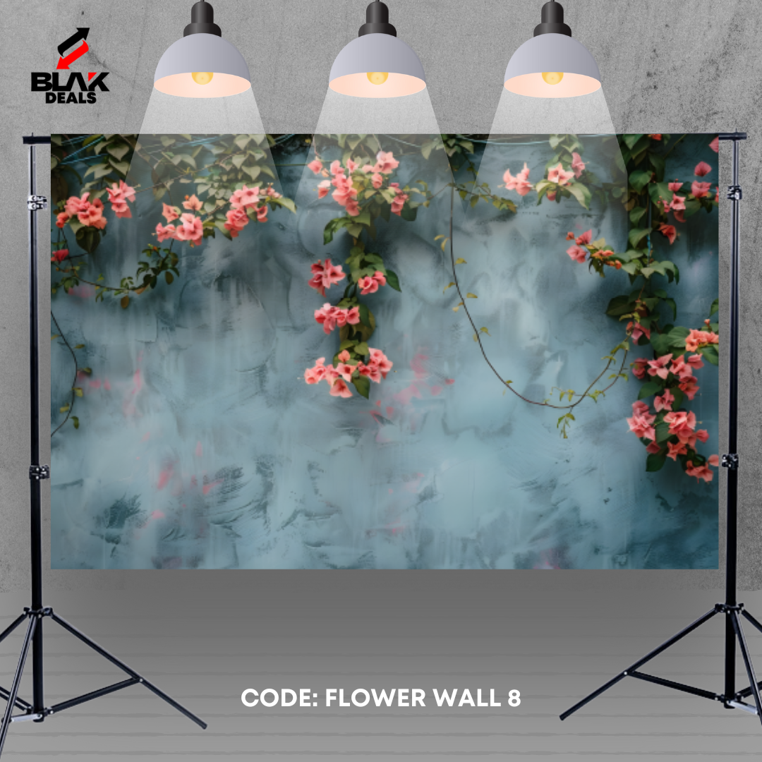 Flower Wall Floral Nature Family Maternity Couple Photography Backdrop Photoshoot | BLAK Deals