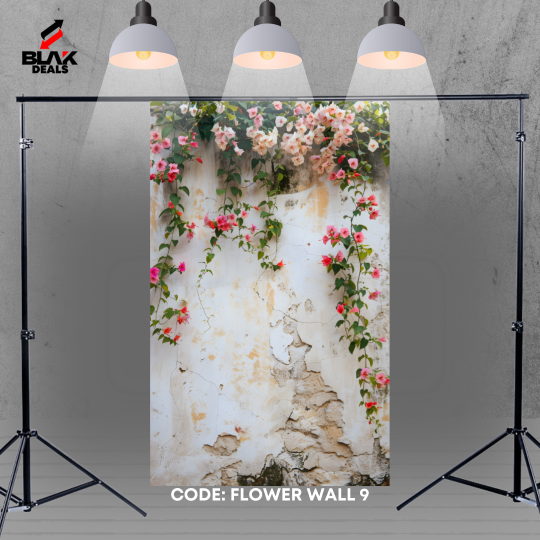 Flower Wall Floral Nature Family Maternity Couple Photography Backdrop Photoshoot | BLAK Deals