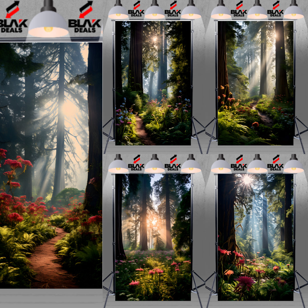 Ancient Forest Nature Family Maternity Couple Photography Backdrop Photoshoot | BLAK Deals