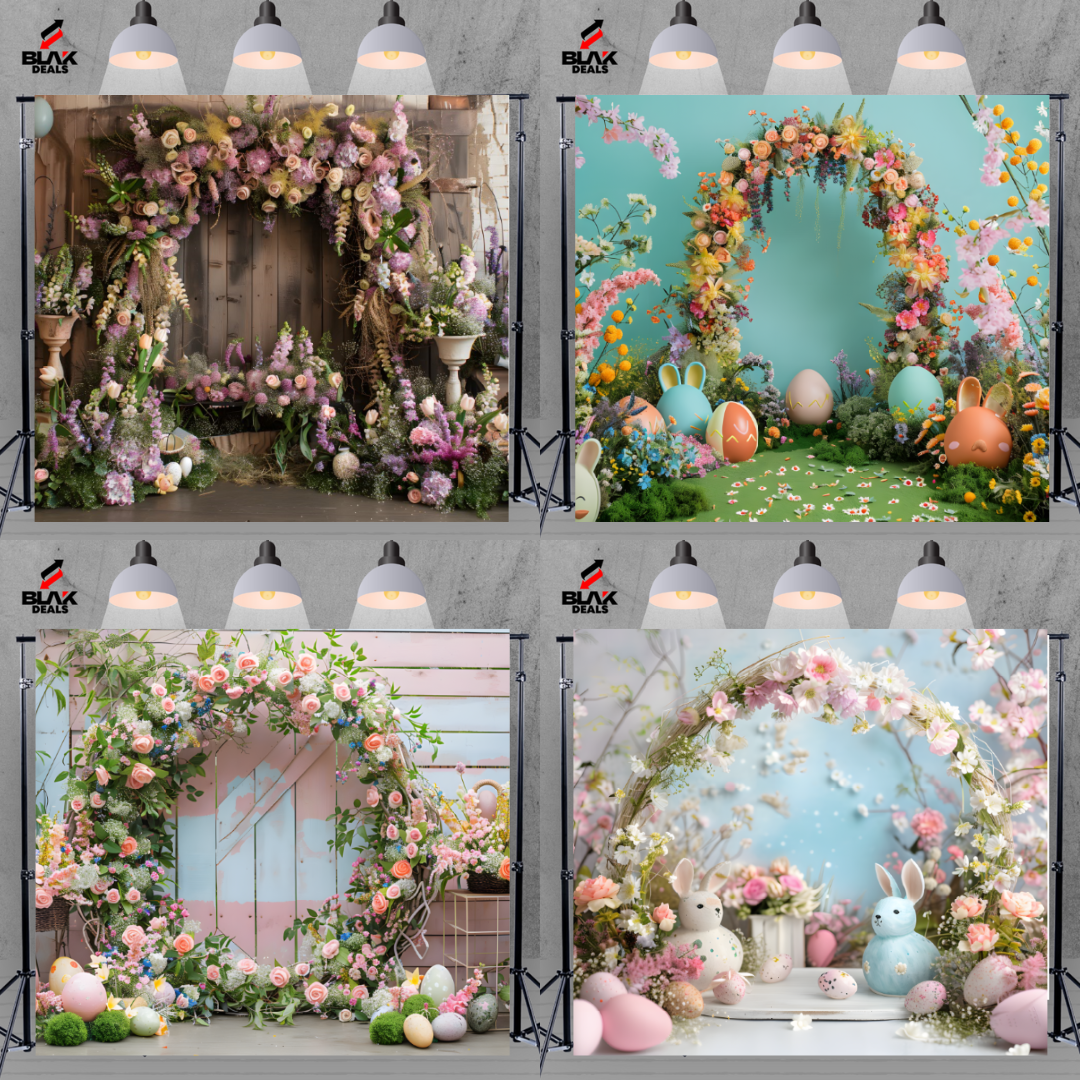 Arc Easter Newborn Toddler Kids Photography Backdrop Photoshoot | BLAK Deals