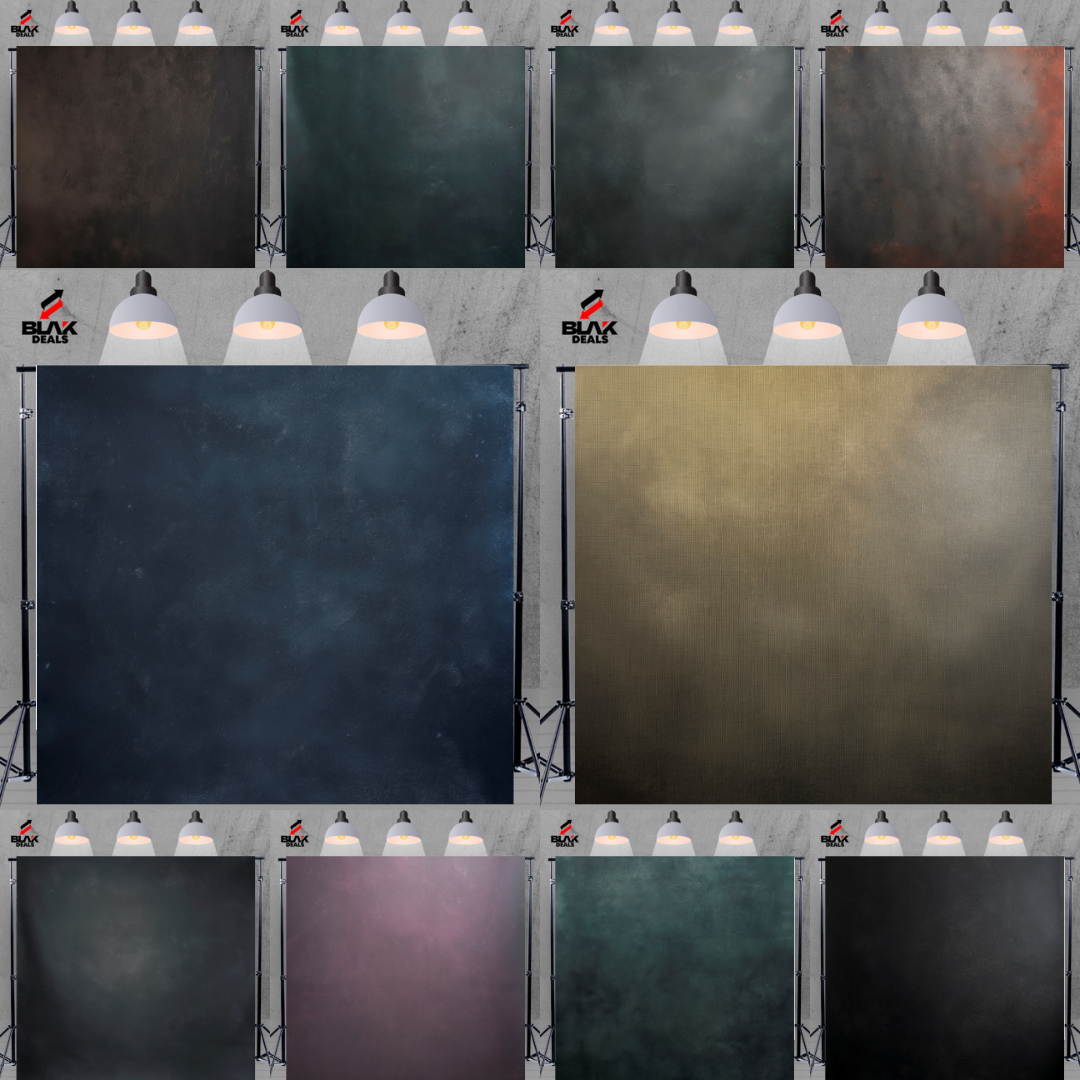 Painted Canvass Fine Art Graduation Family Portrait Photography Backdrop Photoshoot | BLAK Deals