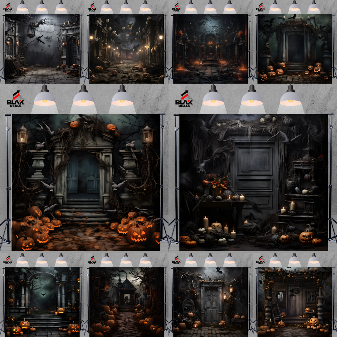Arc Halloween Photography Backdrop Photoshoot | BLAK Deals
