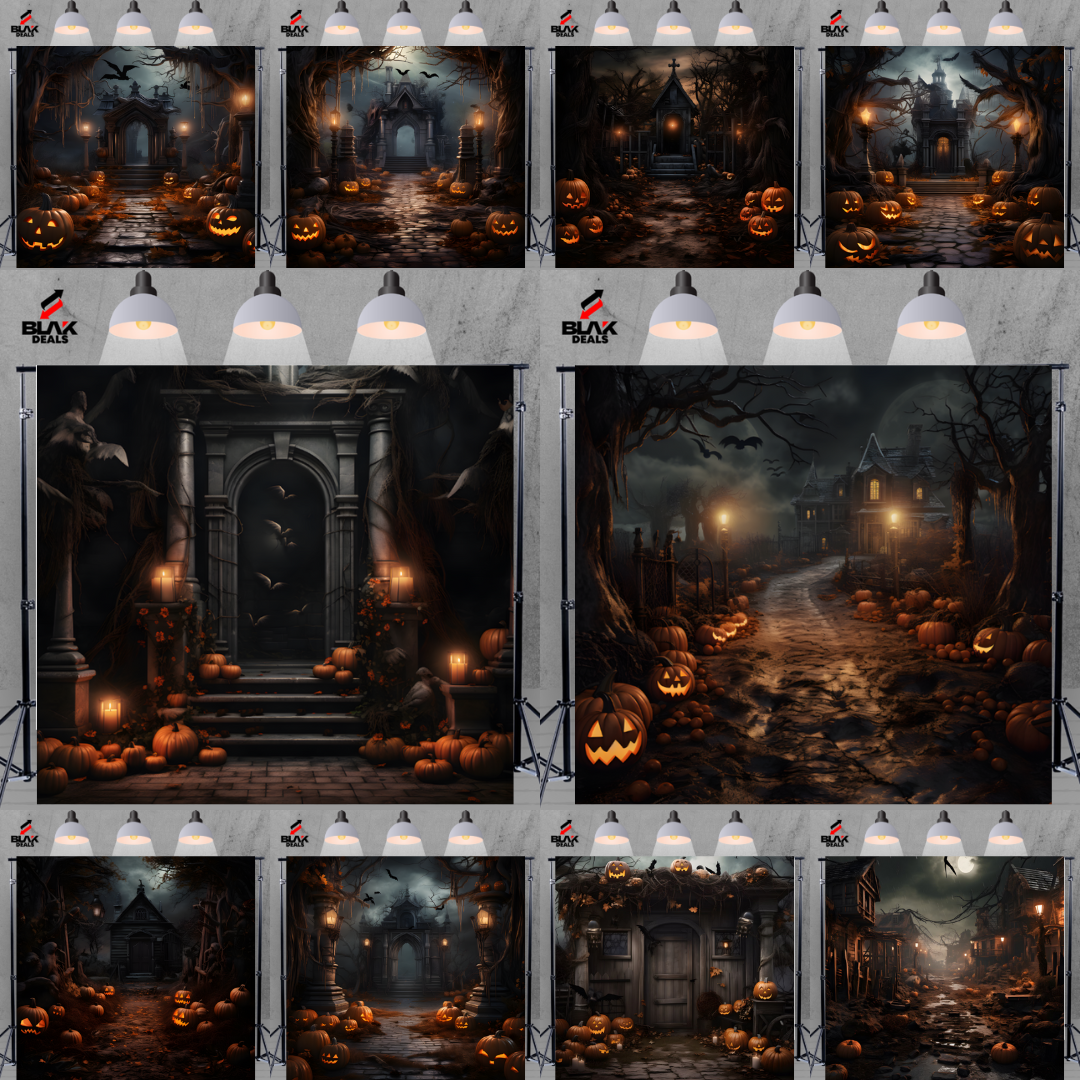 Arc Halloween Photography Backdrop Photoshoot | BLAK Deals