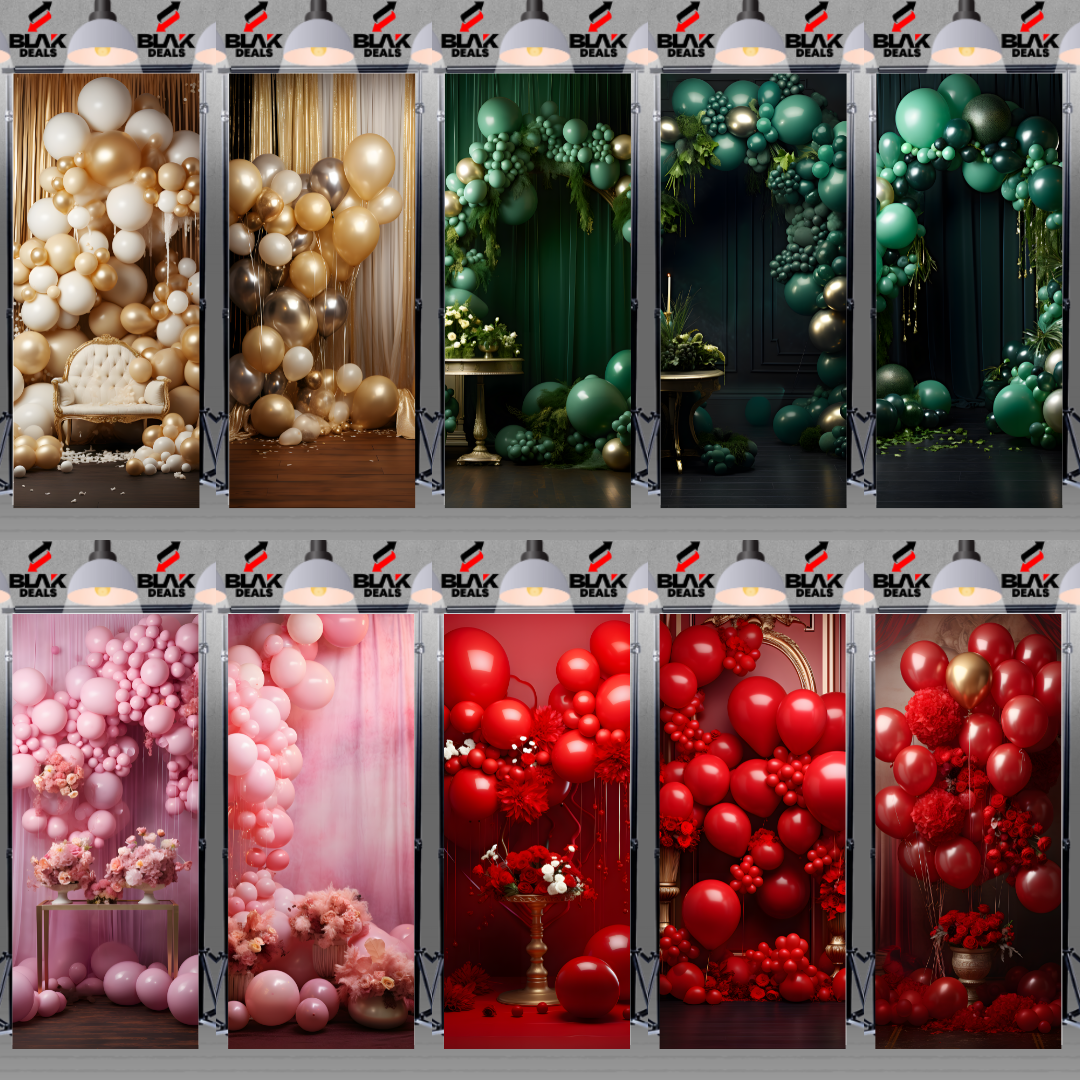 Opulent Balloon Family Maternity Couple Birthday Photography Backdrop Photoshoot | BLAK Deals