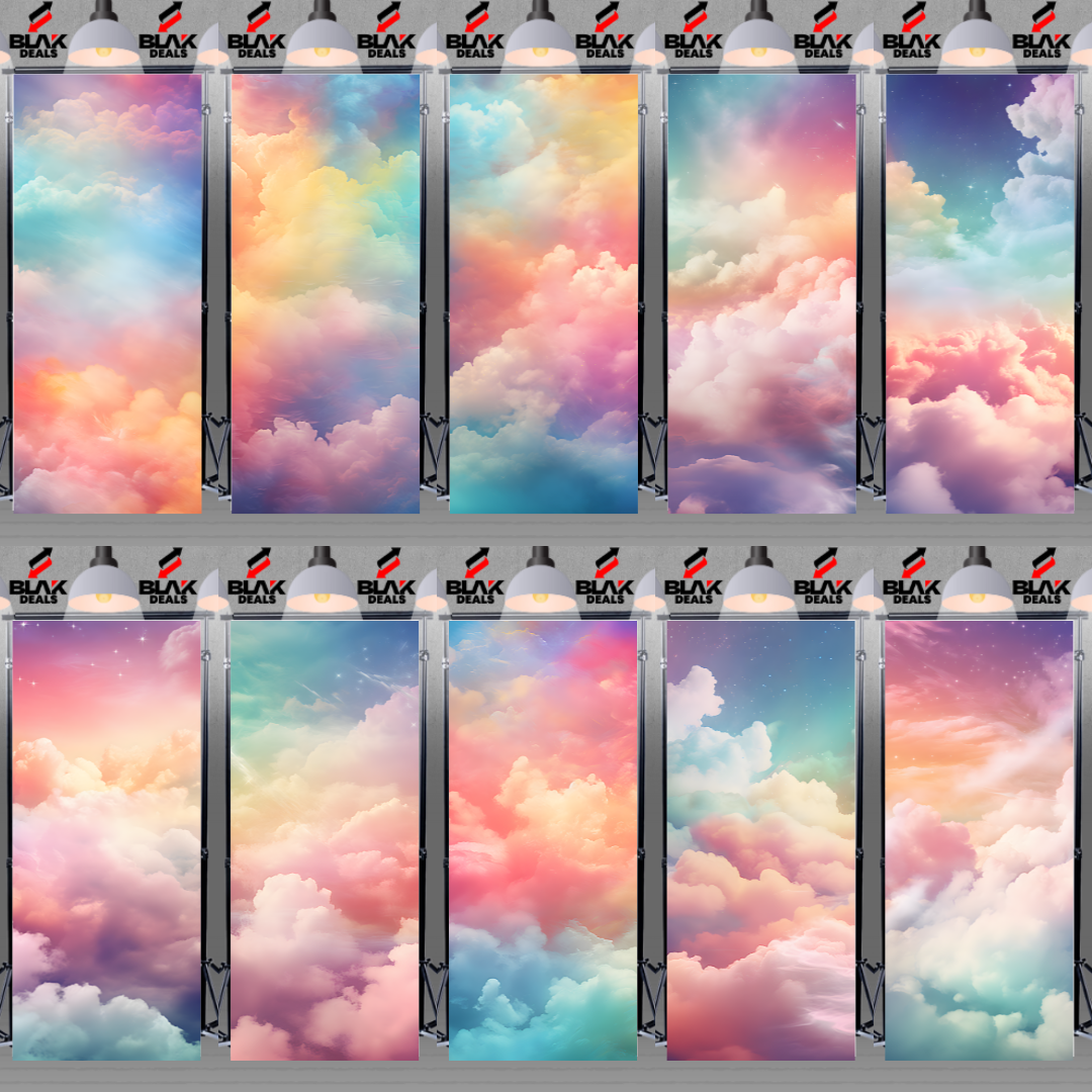 Rainbow Clouds Heaven Maternity Portrait Photography Backdrop Photoshoot | BLAK Deals