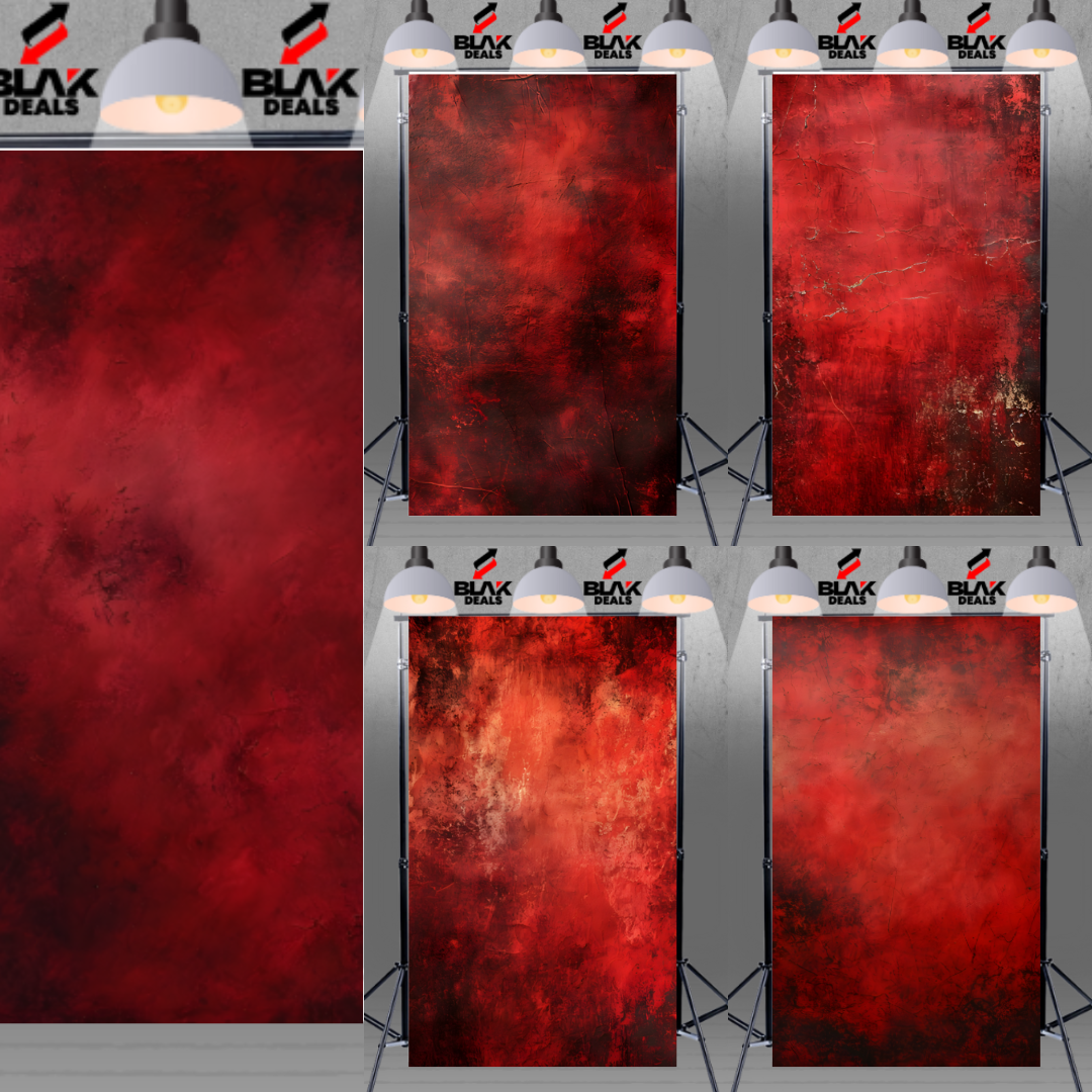 Red Texture Family Couple Portrait Maternity Photography Backdrop Photoshoot | BLAK Deals