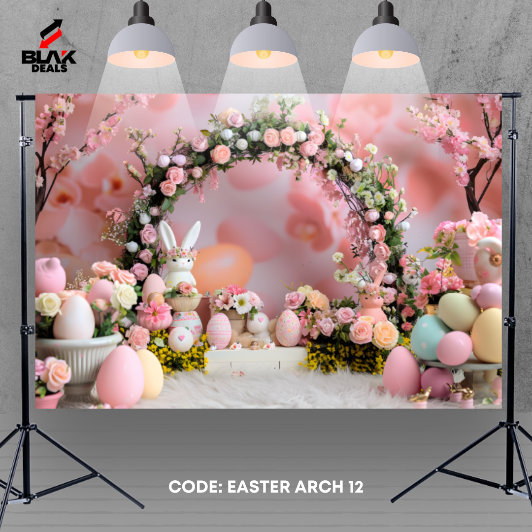 Arc Easter Newborn Toddler Kids Photography Backdrop Photoshoot | BLAK Deals